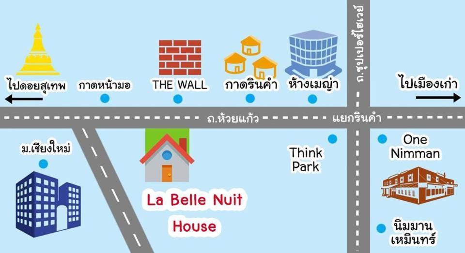 La Belle Nuit House Hostel Csiangmaj Kültér fotó